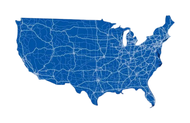 US Map Nationwide Network
